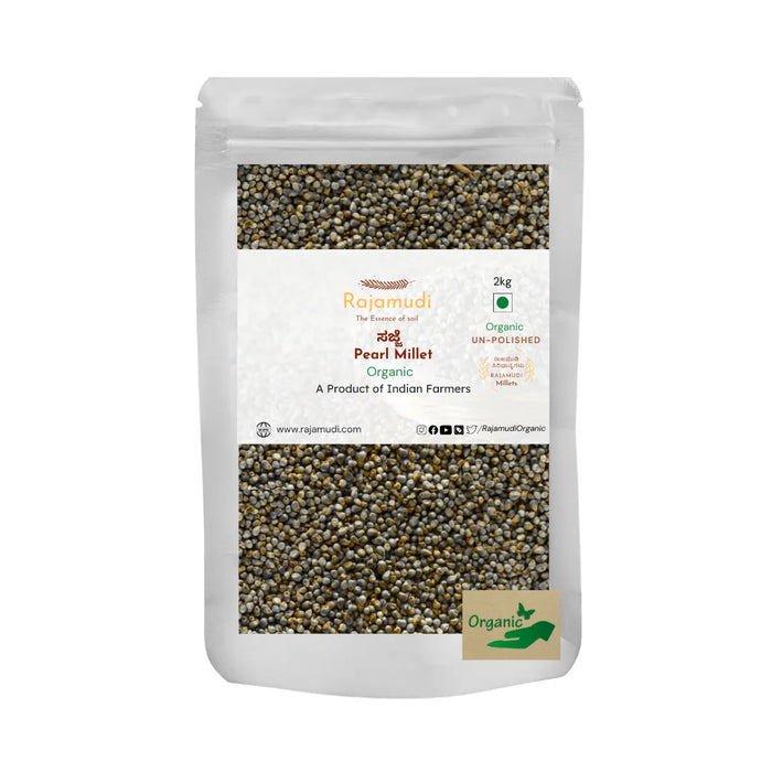 Organic Pearl Millet - Rajamudi Millets | Rajamudi Organics