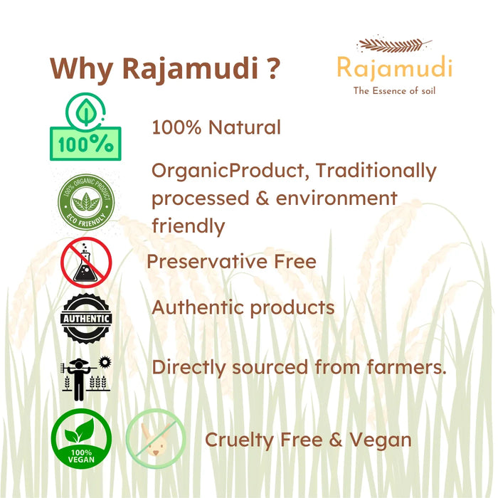 Premium Organic Turmeric Powder - Rajamudi Organics