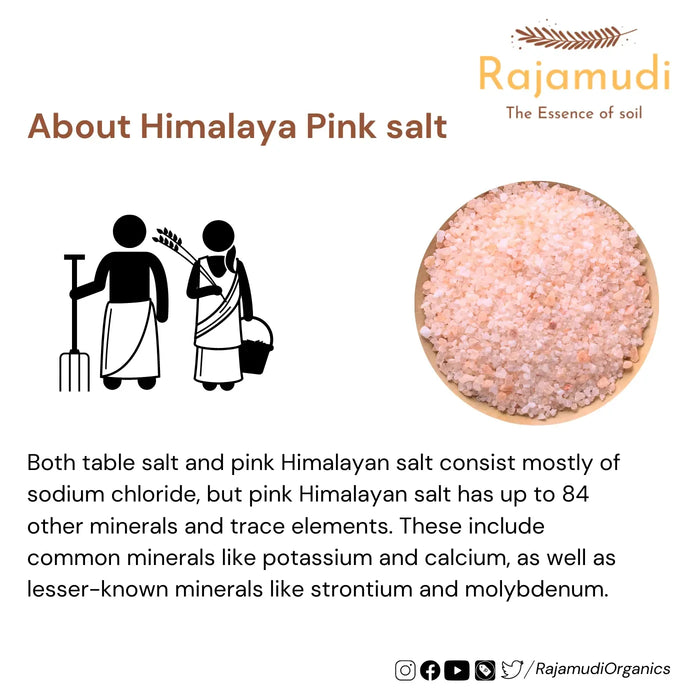 Purest Himalayan Rock Salt Free Flow: Nature's Salt Symphony (Sendha Namak)