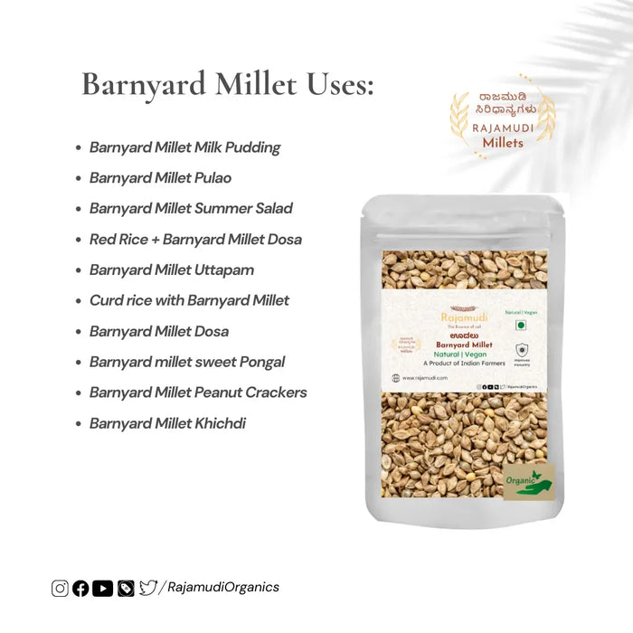 OODALU - Barnyard Millet | Rajamudi