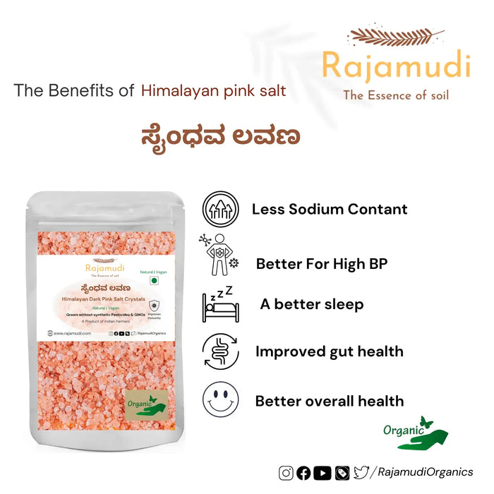 Purest Himalayan Rock Salt Crystals: Nature's Salt Symphony (Sendha Namak)